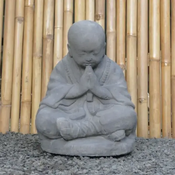 Product image 1 of the product “Sitting monk with namaste, about 50cm height ”